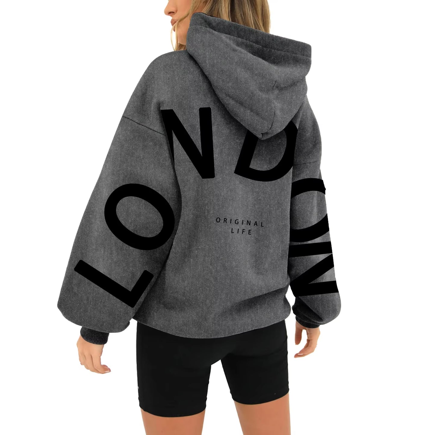 Mom Sweatshirt for Women Unisex Hooded Pullover Long Sleeved Casual Loose Pocket Hoodie Letter Graphic Hoodies Худи