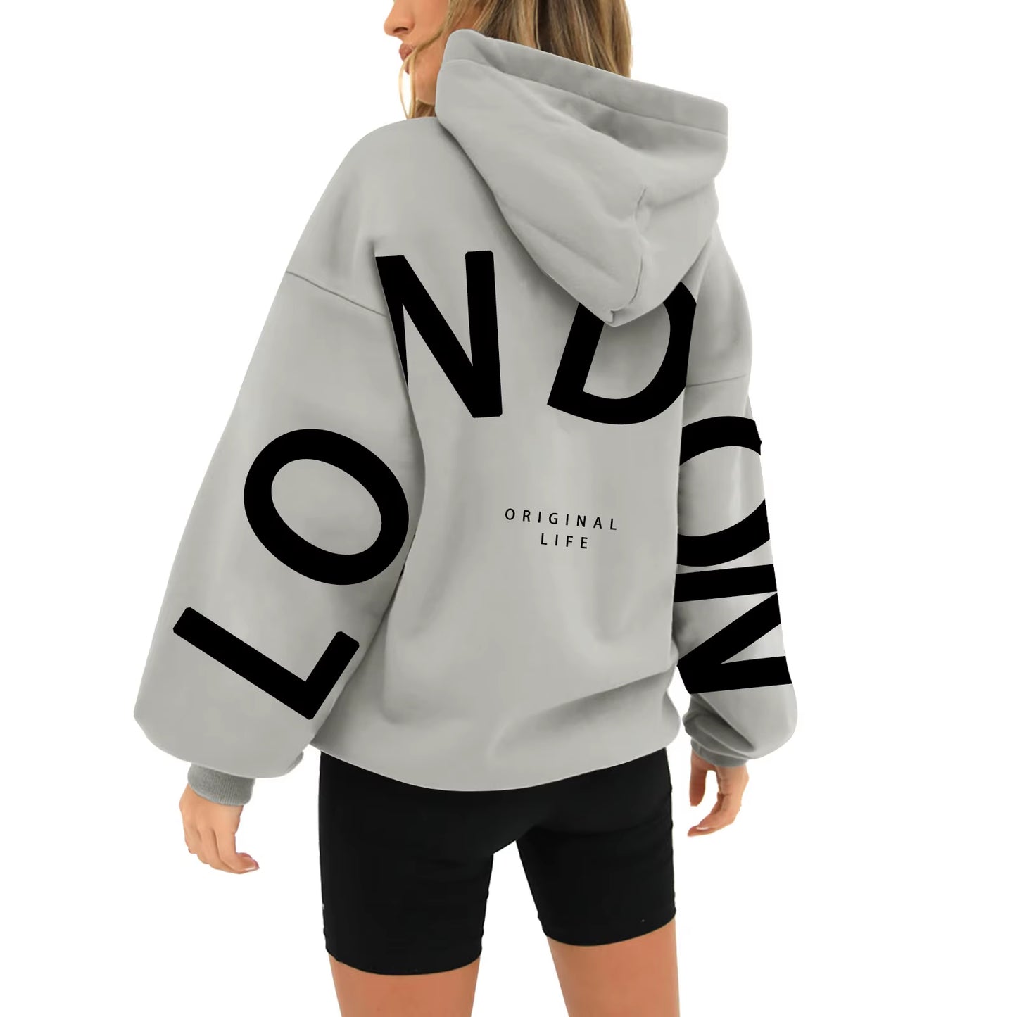 Mom Sweatshirt for Women Unisex Hooded Pullover Long Sleeved Casual Loose Pocket Hoodie Letter Graphic Hoodies Худи