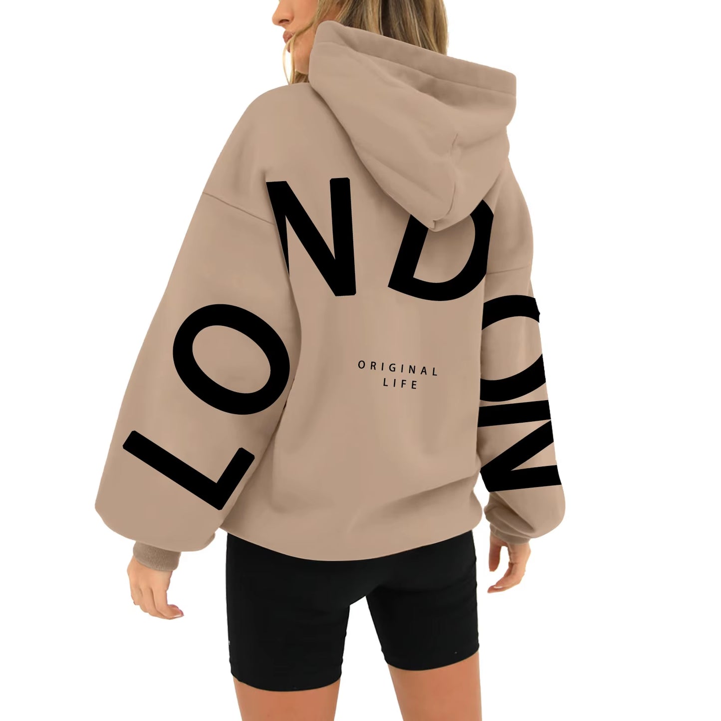 Mom Sweatshirt for Women Unisex Hooded Pullover Long Sleeved Casual Loose Pocket Hoodie Letter Graphic Hoodies Худи